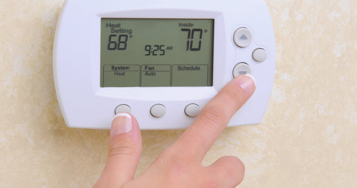 What should you set your thermostat at in the winter? 